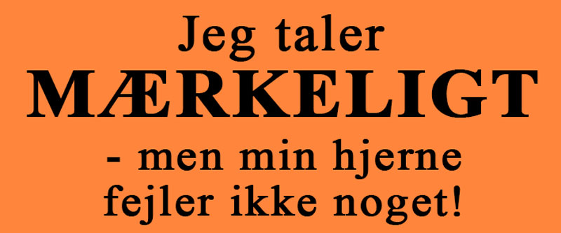 Taler mærkeligt Tattoo